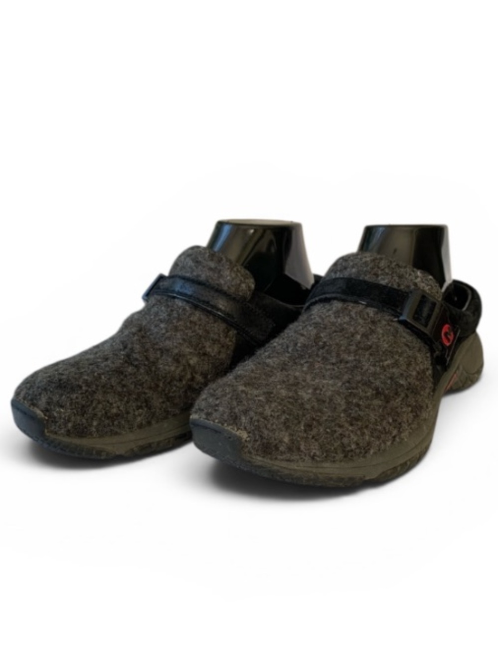 Merrell Encore Wool Clog Slip-Ons with Buckle – Grey, Sz 8 (38.5 EU)